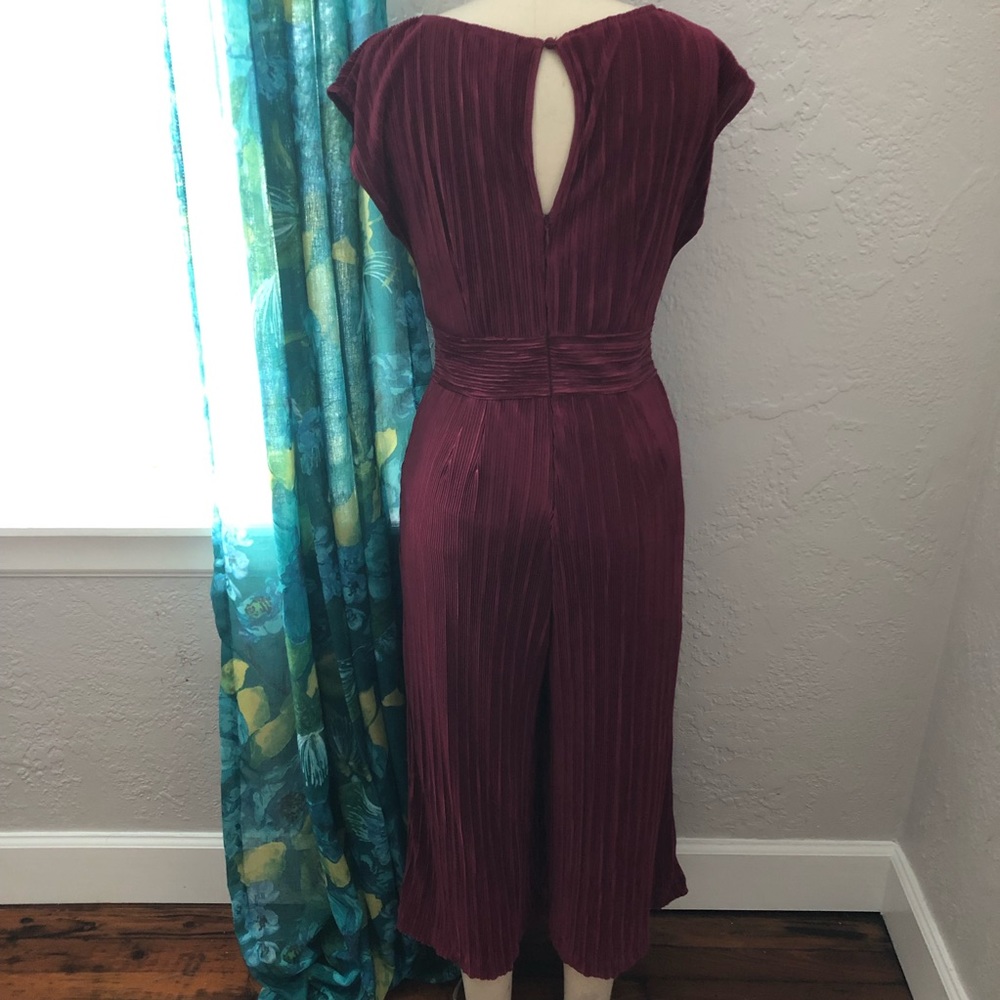 Anthropologie Sonata Jumpsuit by Maeve Wine 8 - Picture 6 of 8